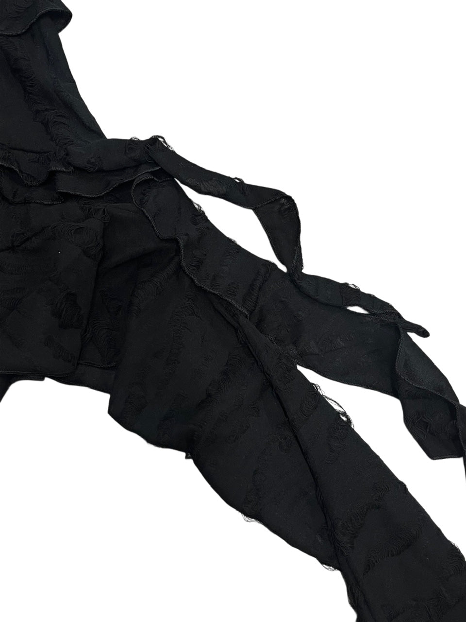 受注制【Never mind the XU】damage frill sleeveless (3color)