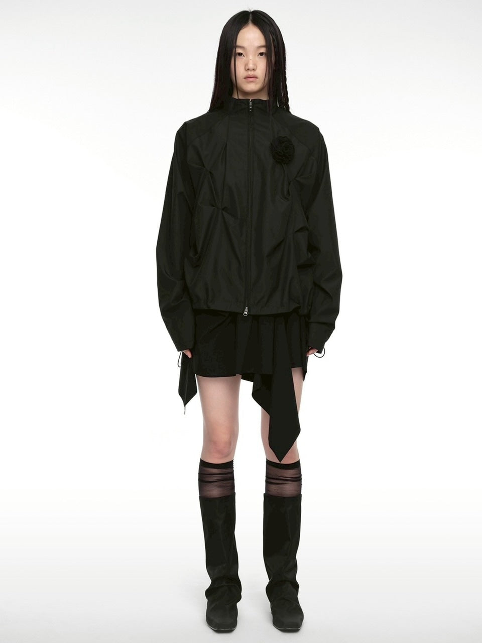 【NACHE】PINTUCK WIND BREAKER (UNISEX)