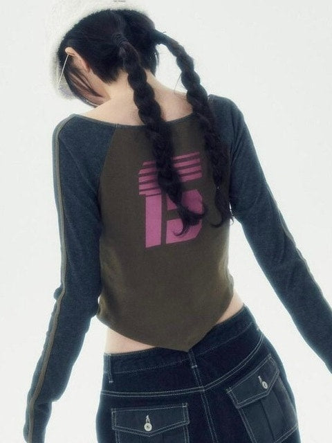 【runningHIGH】SPORTS SLIM RAGLAN TEE