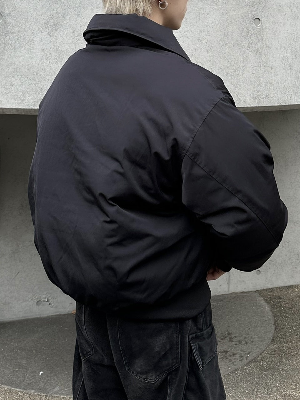 大阪店WEB限定【Chikashitsu +】stand neck padding jacket (2color)