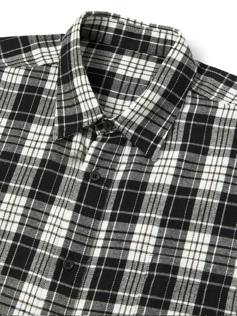 【DNSR】Oversized flannel check shirt