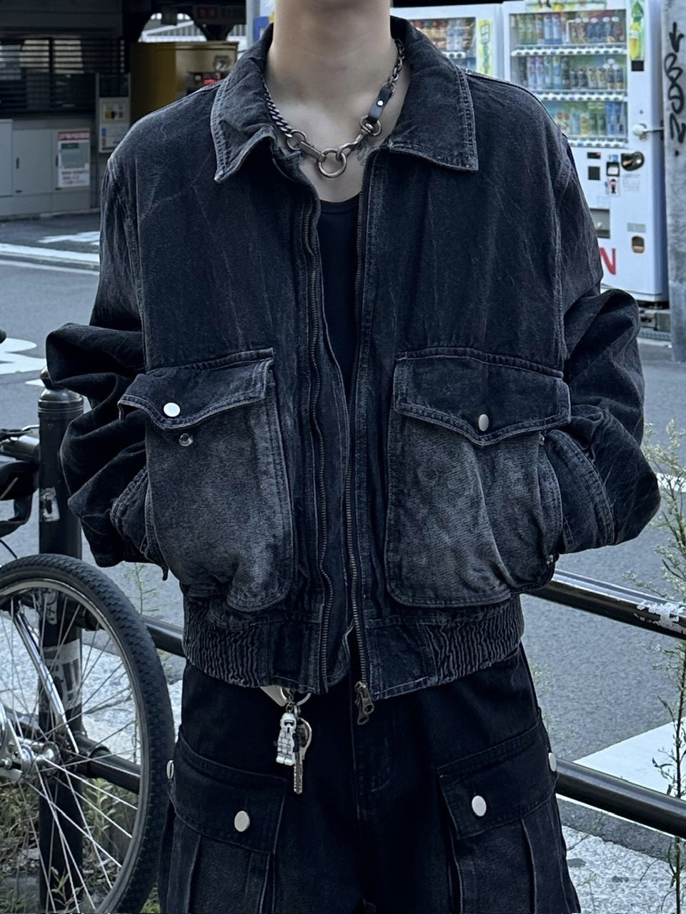 大阪店WEB限定【Chikashitsu +】original necklace 2 (2color)