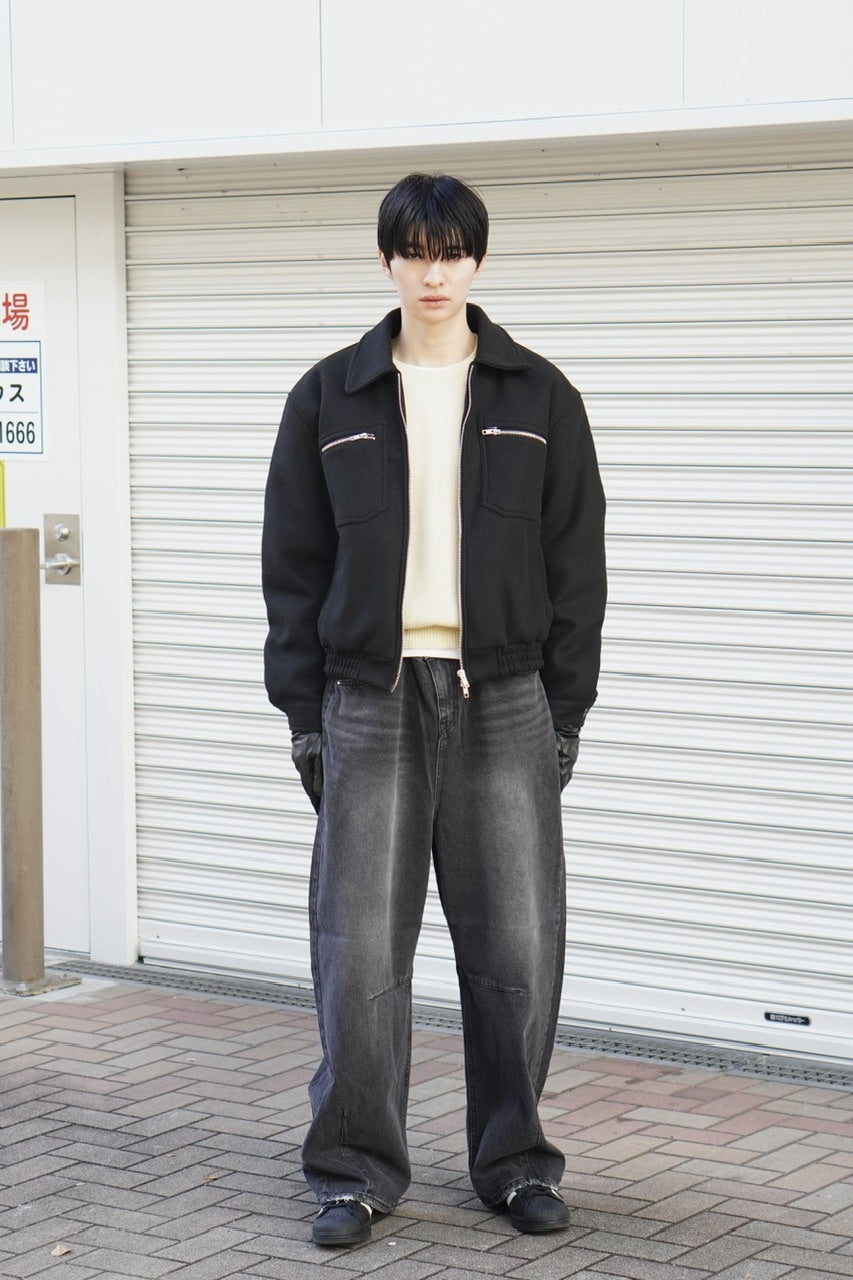 東京店WEB限定【Chikashitsu +】clear wool blouson (3color)