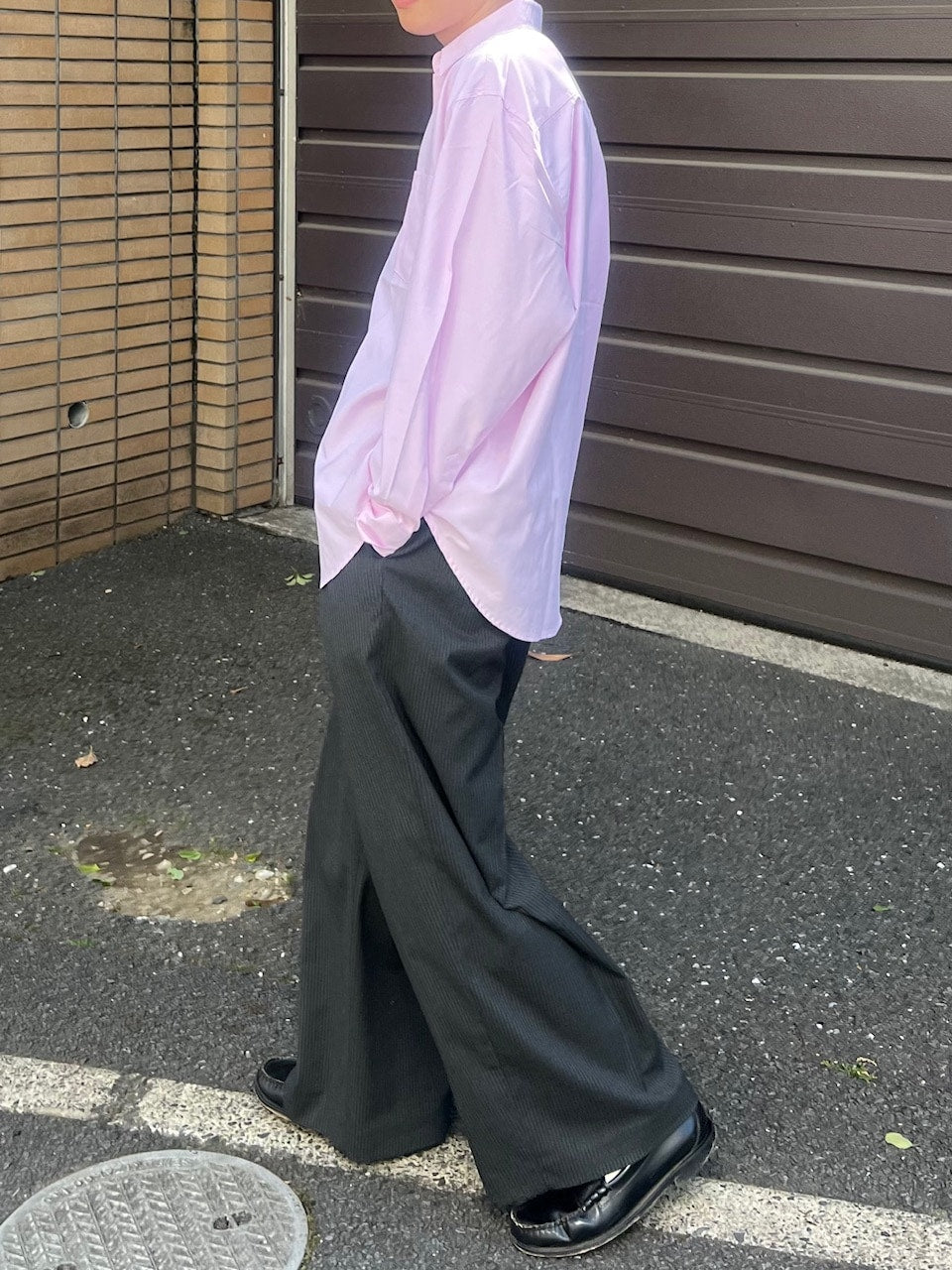 【Chikashitsu +】basic cotton shirt (3color)