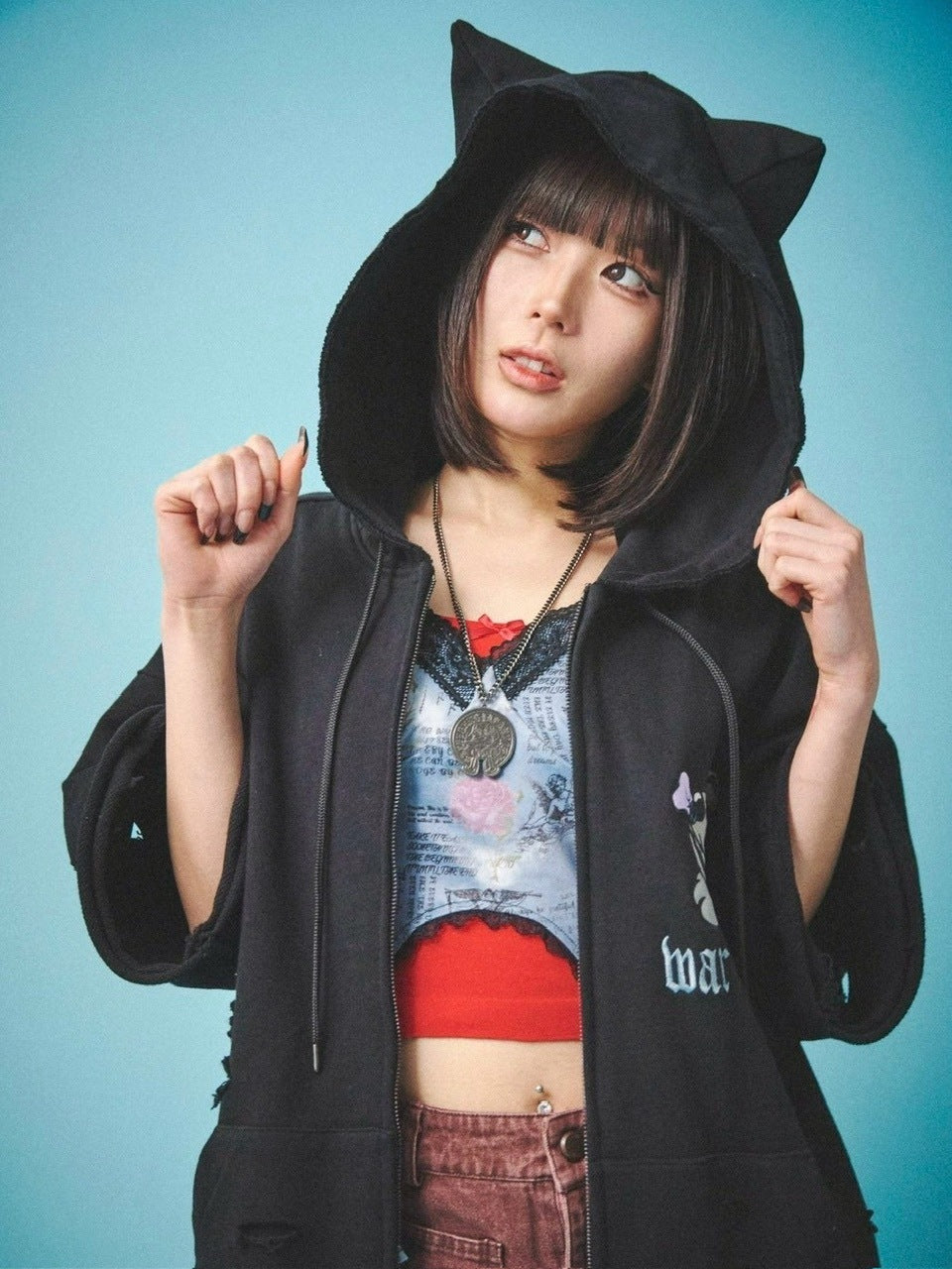 【GALFY】病みに染まりし反戦パーカー