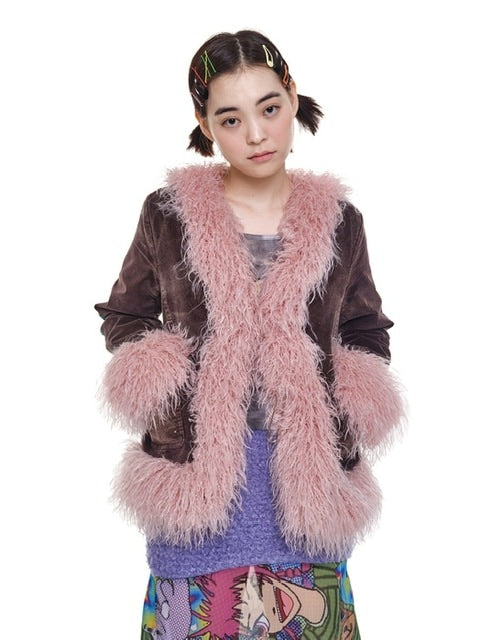【YOUTHBATH】Fluffy washed jacket