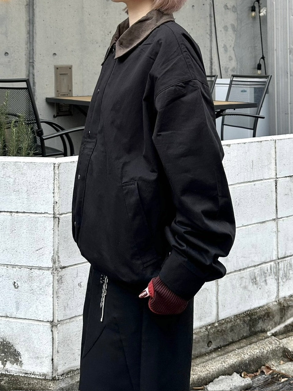 受注制【youll】corduroy color short jacket