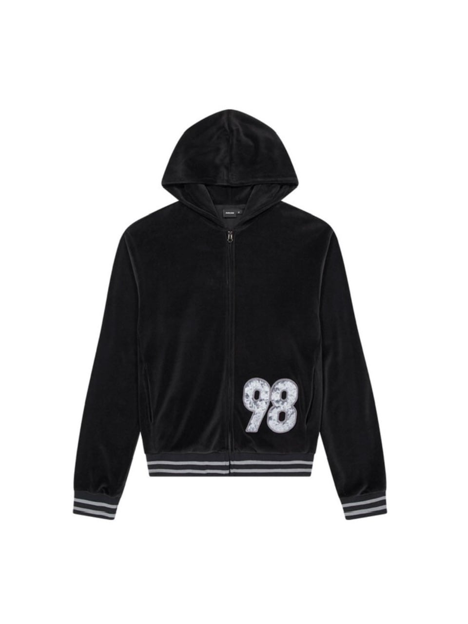 AAKAM】98 Patch Velour Zip-Up Hoodie – PRESSING WEB SHOP