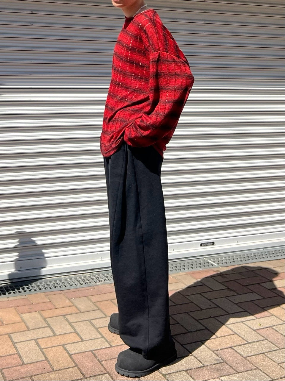 【Chikashitsu +】gradation border knit (5color) / 【チカシツプラス】グラデーションボーダー長袖ニット