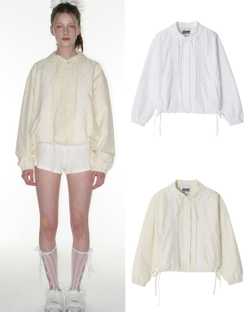 【CRANK】PINTUCK LACE WINDBREAKER