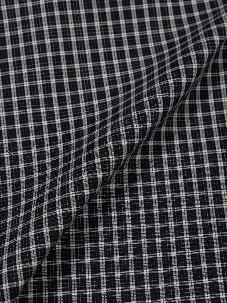 【Uglyshadow】CHECK RIBBON SHIRTS