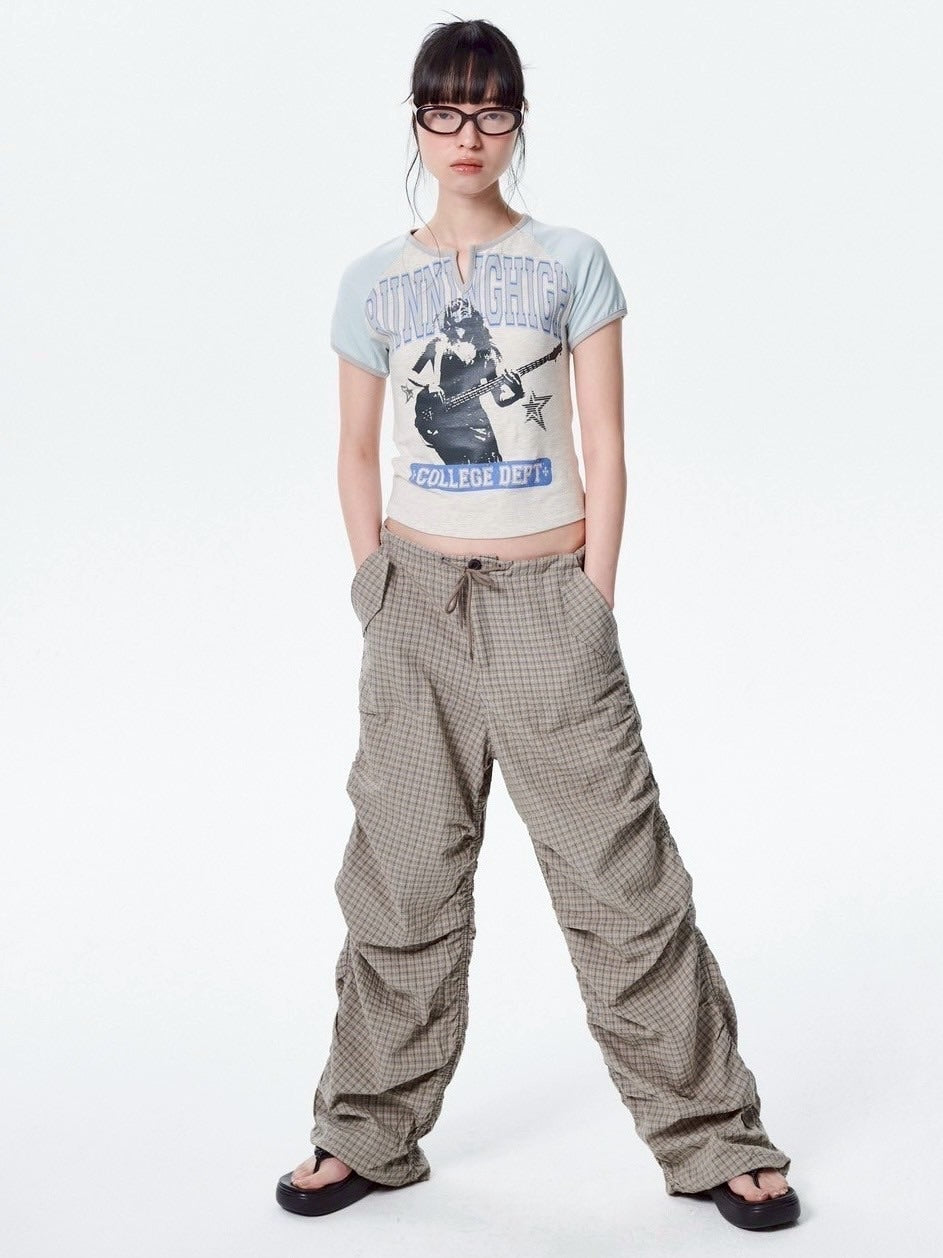 【runningHIGH】VARSITY LOGO H/S TEE