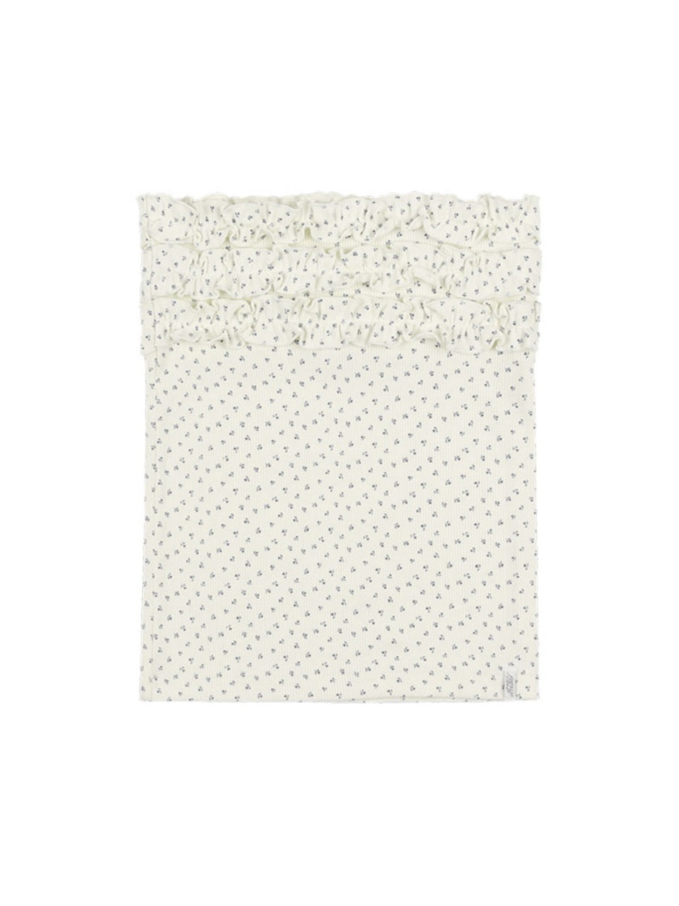 【FANCY CLUB】FLOWER FRILL TUBE TOP / 【ファンシークラブ】フラワーフリルチューブトップ