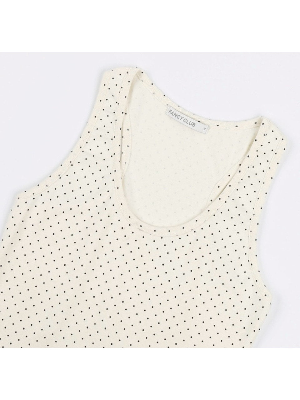 【FANCY CLUB】 Dot Button Sleeveless / 【ファンシークラブ】ドットボタンタンクトップ