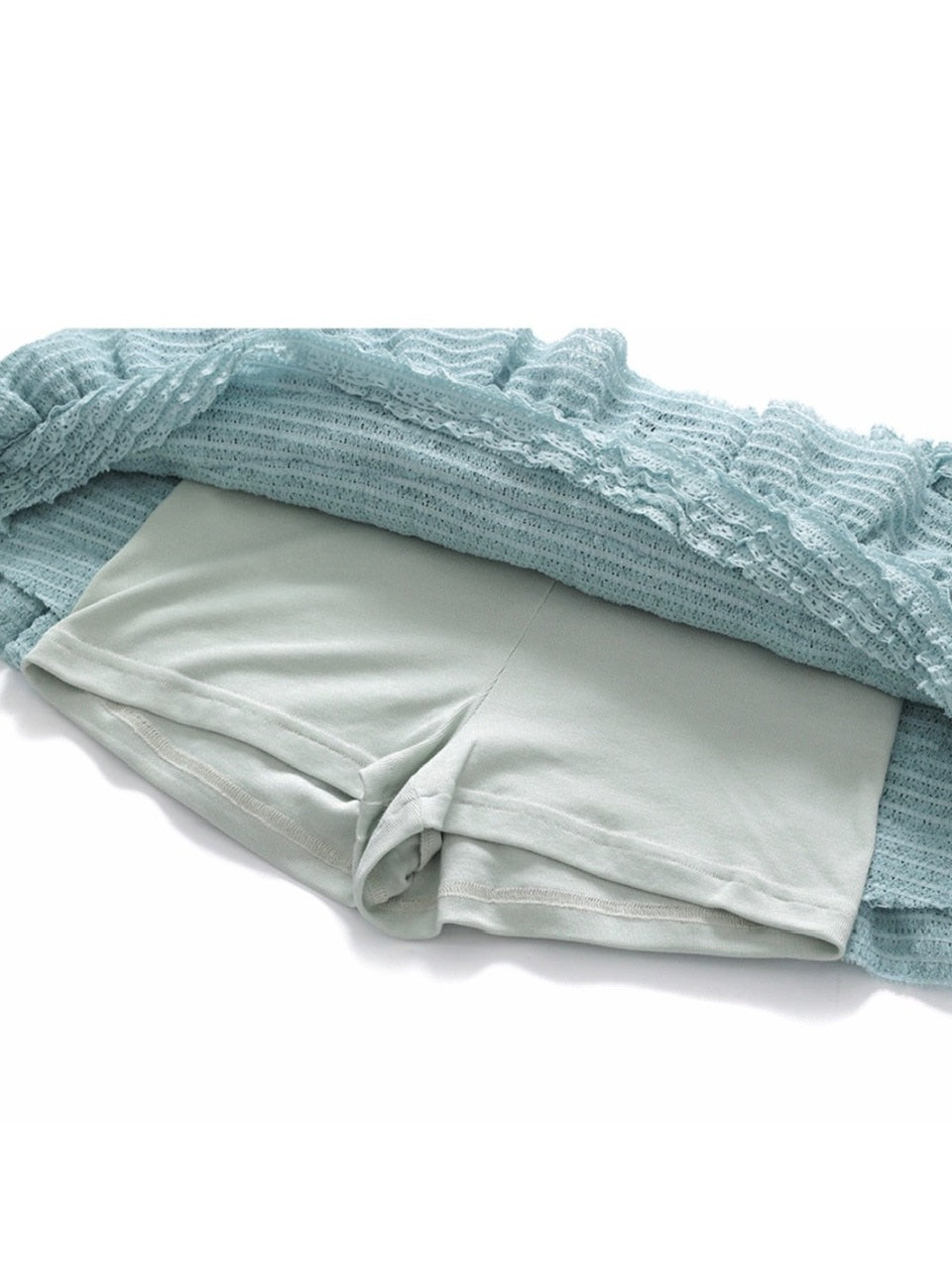 【CRANK】LACE CANCAN SKIRT PANTS