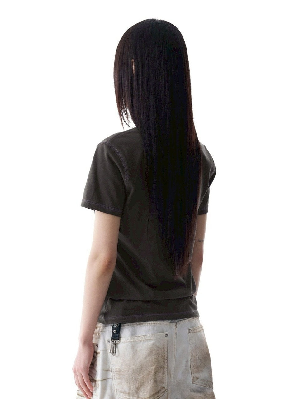 【AAKAM】Studded Sun Half Top