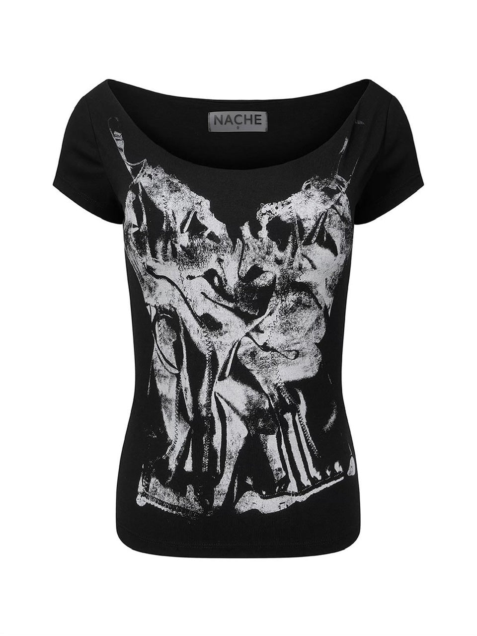 【NACHE】SLIP X-RAY PRINTED T-SHIRT