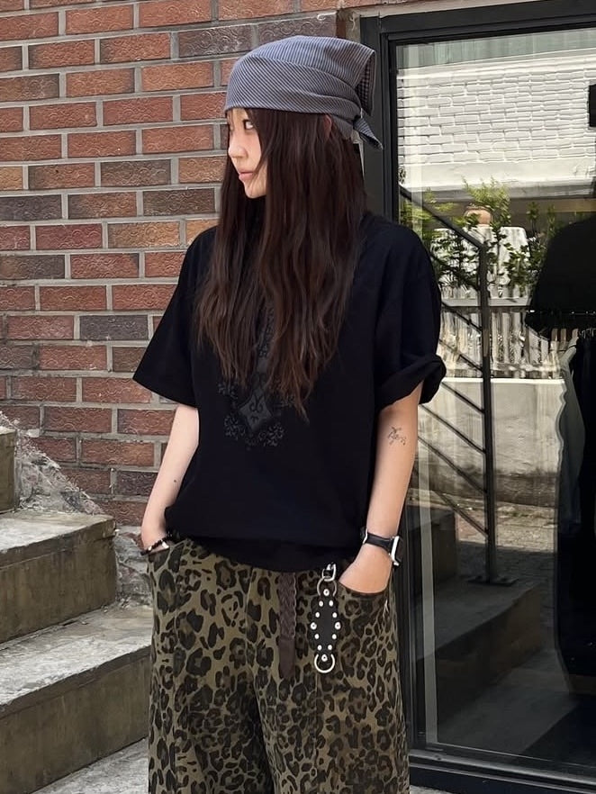 【AAKAM】Check Pattern Scarf