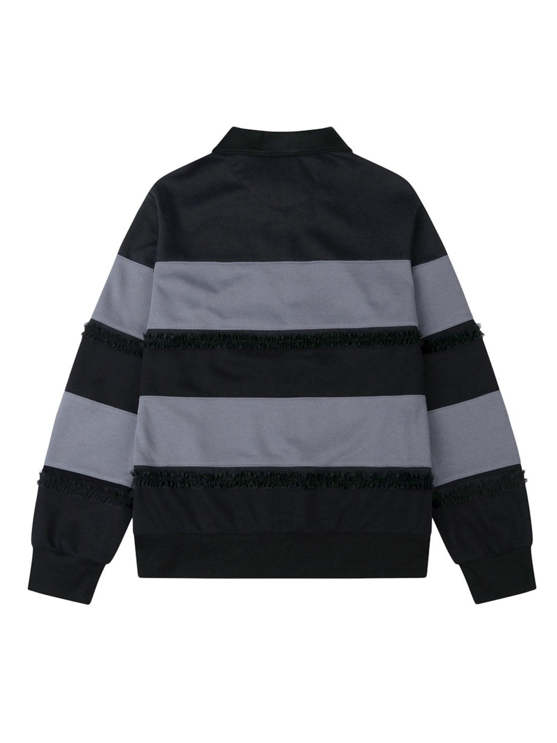 【TUOMIO】RUFFLE POLO TOP / 【トゥオミオ】ラッフル長袖ポロシャツ