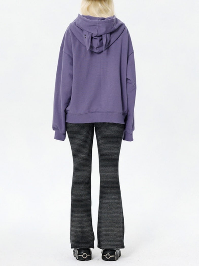 【runningHIGH】EAR ZIP UP HOODE / 【ランニングハイ】イヤージップアップパーカー