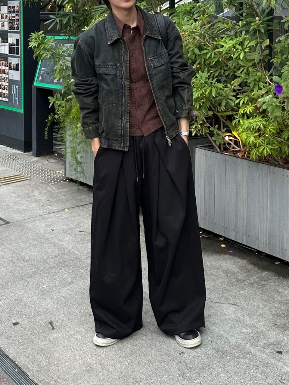 大阪店WEB限定受注制【Chikashitsu +】double tuck balloon sweat pants / 【チカシツプラス】ダブルタックバルーンスウェットパンツ (2color)