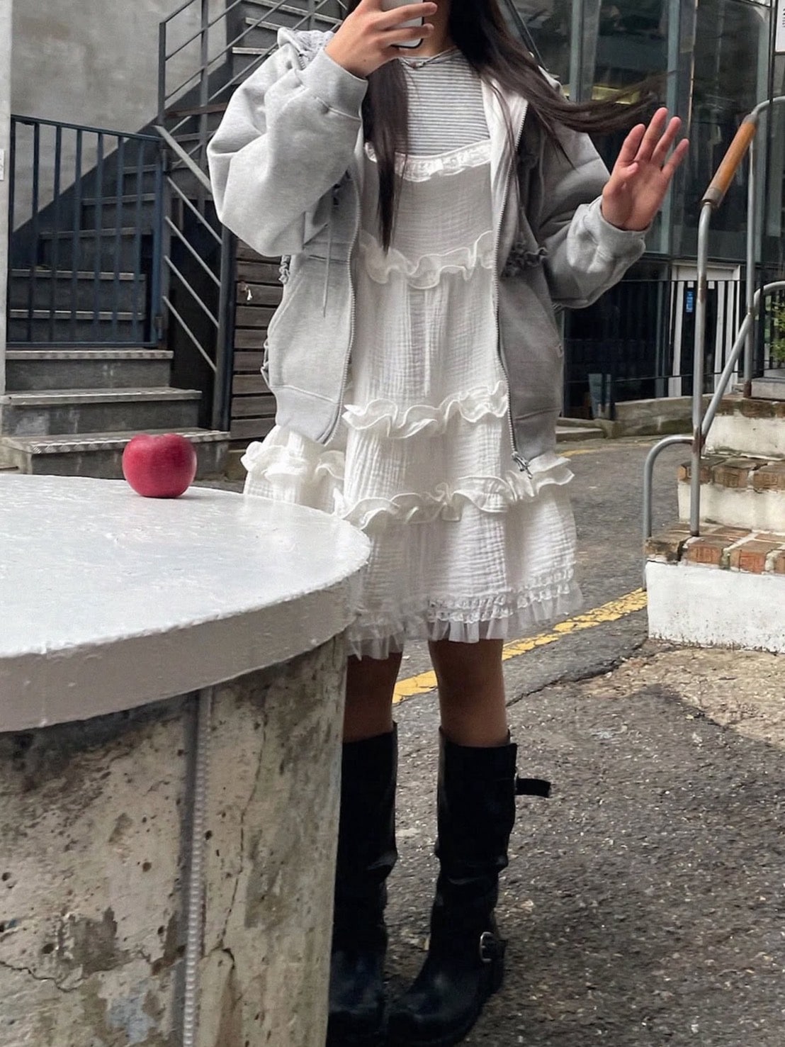 12/21 20:00 再販【Uglyshadow】LACE YORU DRESS