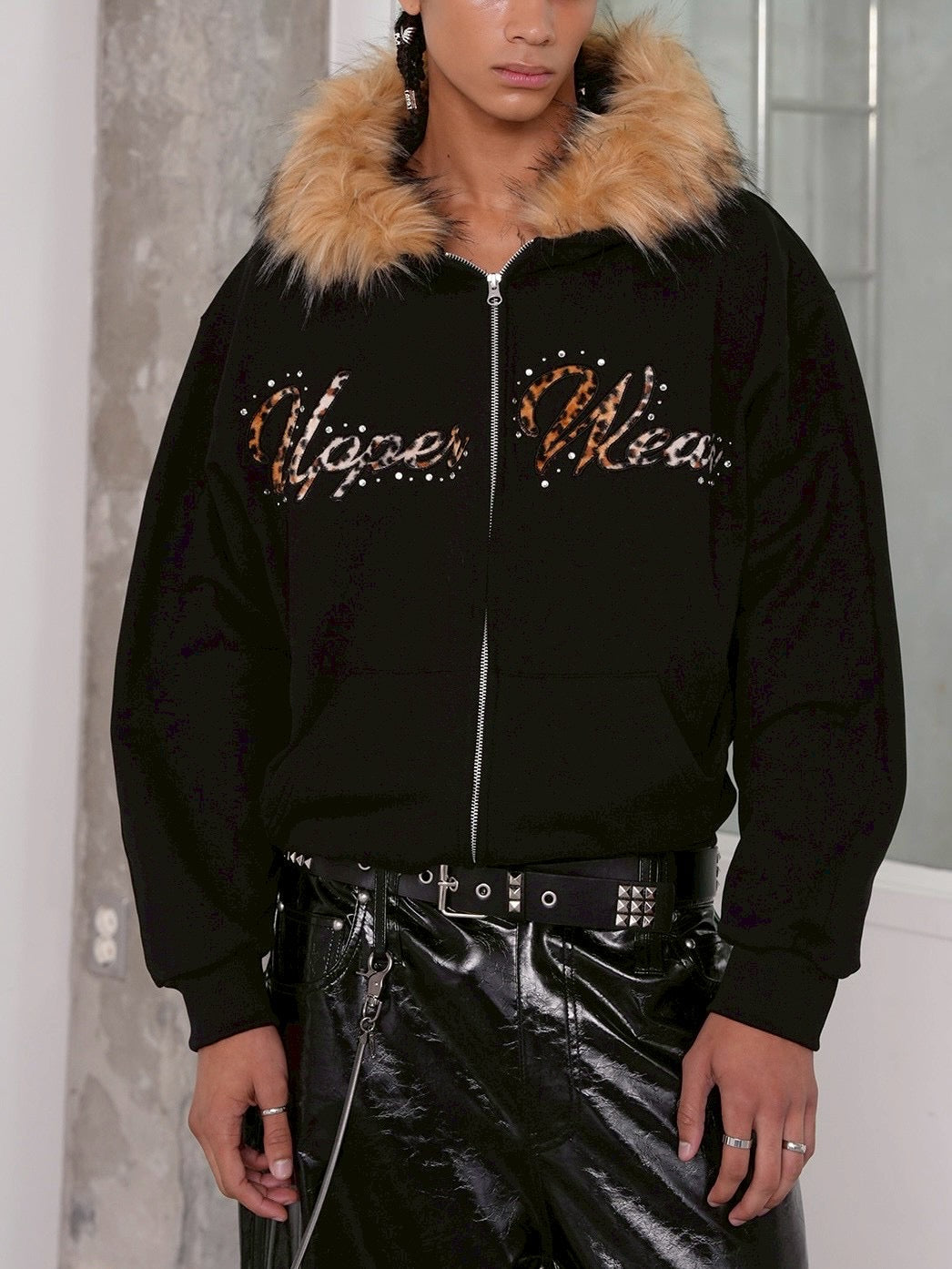 【ESC STUDIO】Upper wear zip-up hoodie