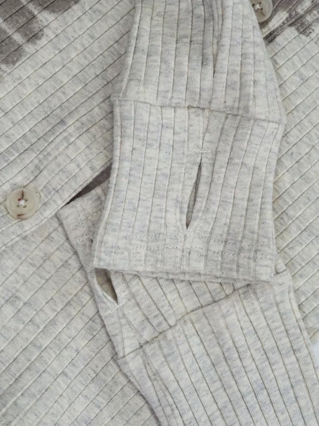 【Cest Nous】Off Shoulder Print Top / 【セヌー】オフショルダープリント長袖トップス