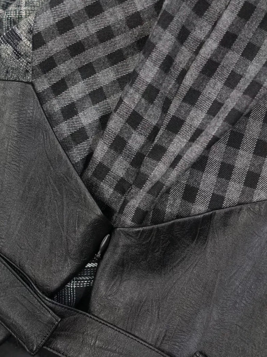 【Cest Nous】Belted Plaid Skirt / 【セヌー】ベルトアシンメトリースカート