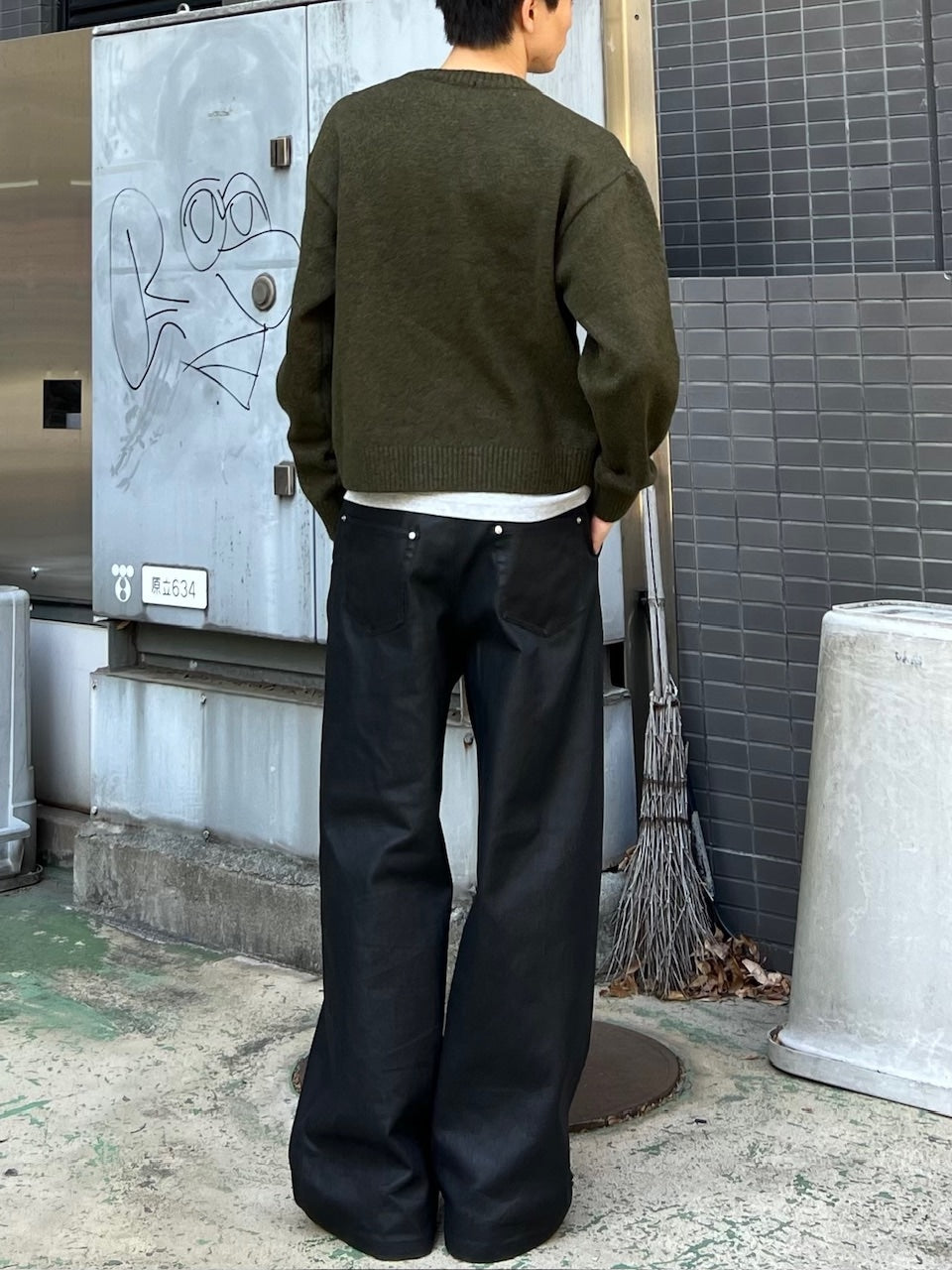 東京店WEB限定受注制【Chikashitsu +】soft touch crew neck knit / 【チカシツプラス】ソフトタッチクルーネックニット (6color)