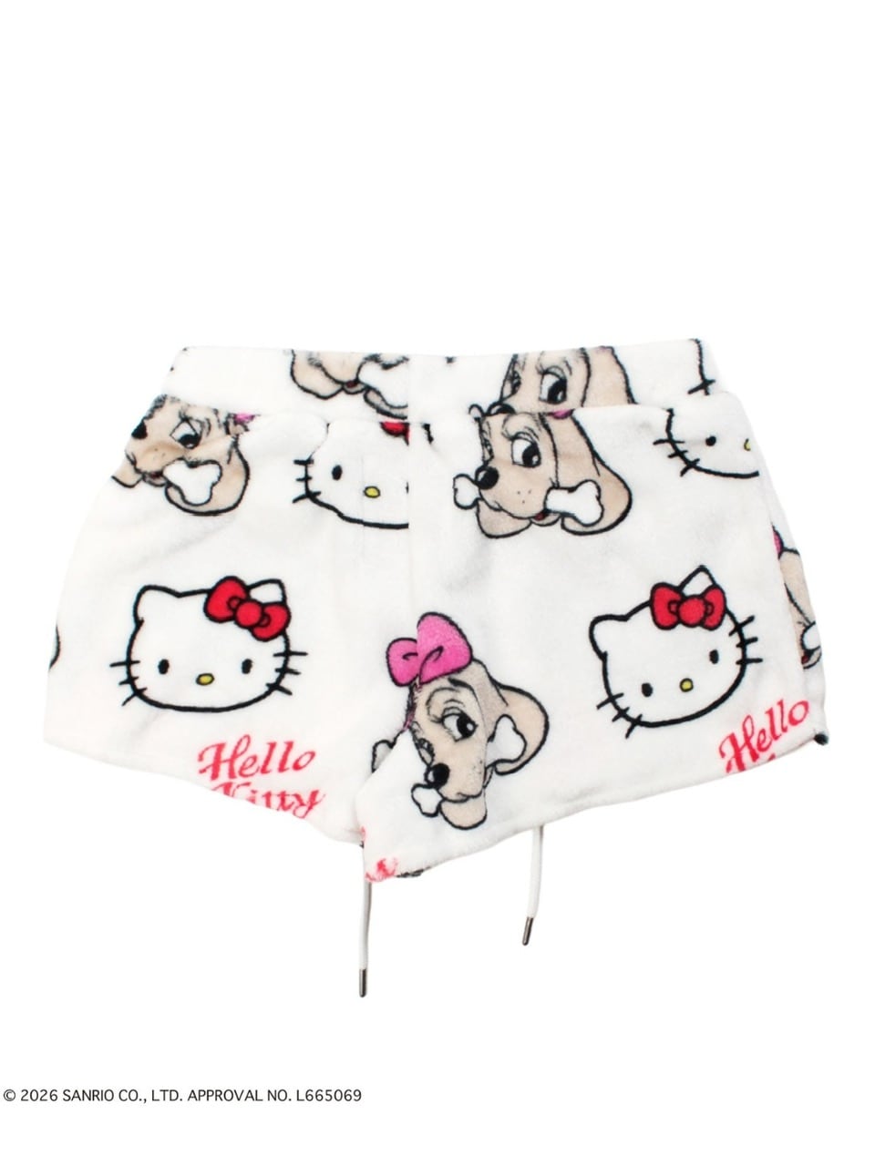 【GALFY×KITTY】ラブリーふわもこ3ピースSET UP / 【ガルフィー×キティー】総柄猫耳３ピースセットアップ