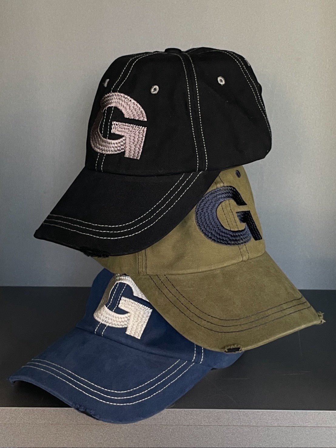 【IUGAMAKARAS】G Needlework Ball Cap