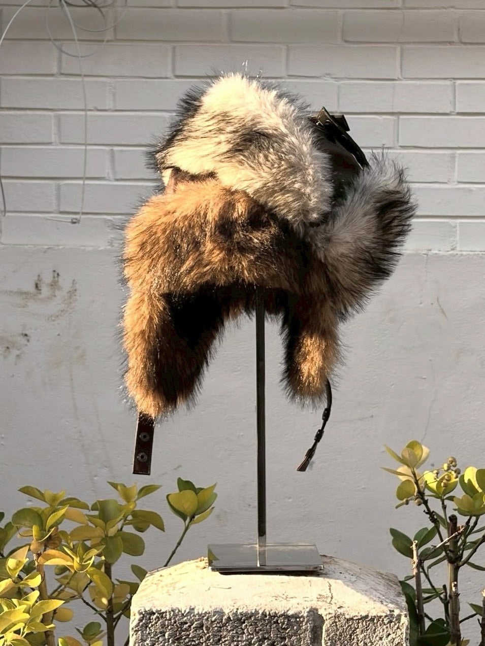 【AAKAM】Biker Leather Earflap Hat