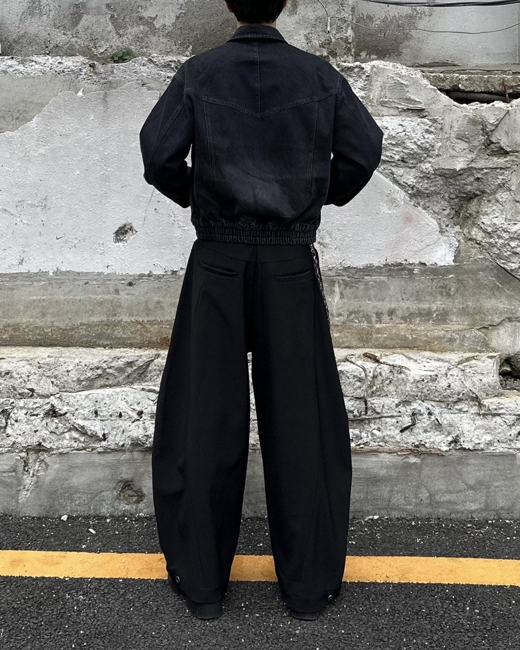 大阪店WEB限定受注制【Chikashitsu＋】washed denim work jacket / 【チカシツプラス】ウォッシュドデニムワークジャケット