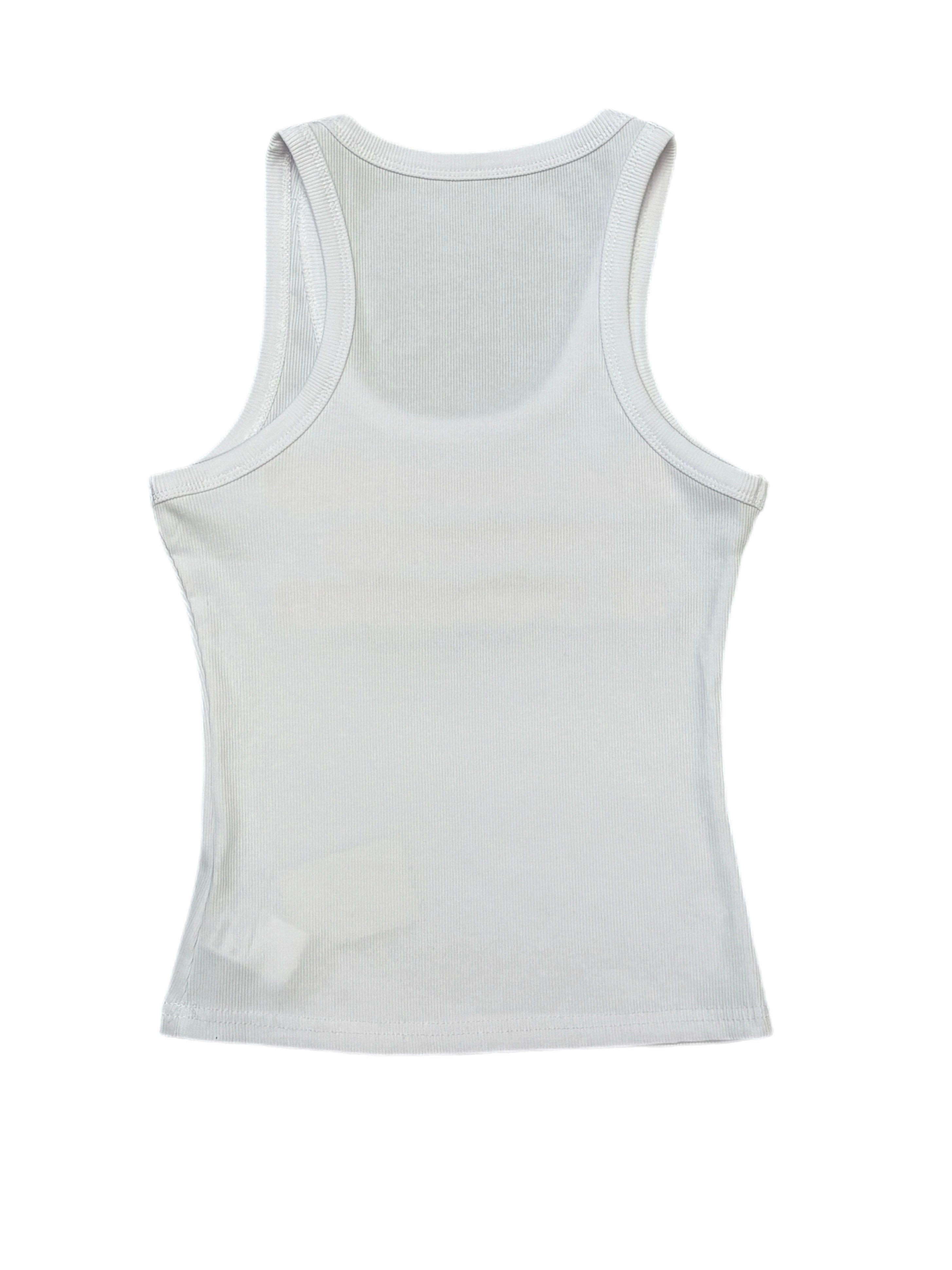 国際配送【Never mind the XU】graphic logo sleeveless (2color)