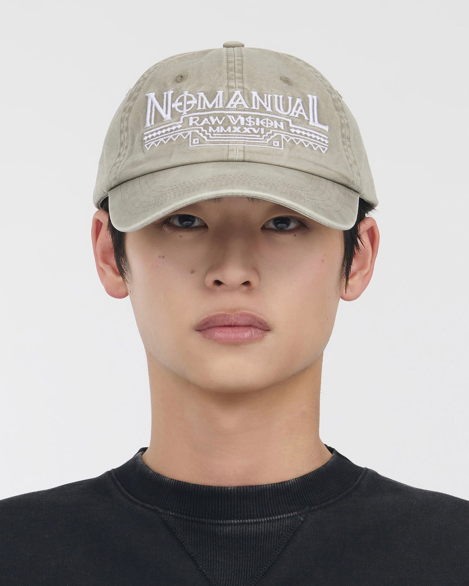 【NOMANUAL】NM WASHED AZTEC BALL CAP