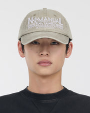 【NOMANUAL】NM WASHED AZTEC BALL CAP