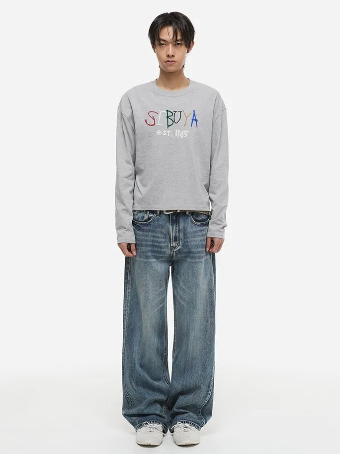 【DNSR】Relax Wide Denim Pants