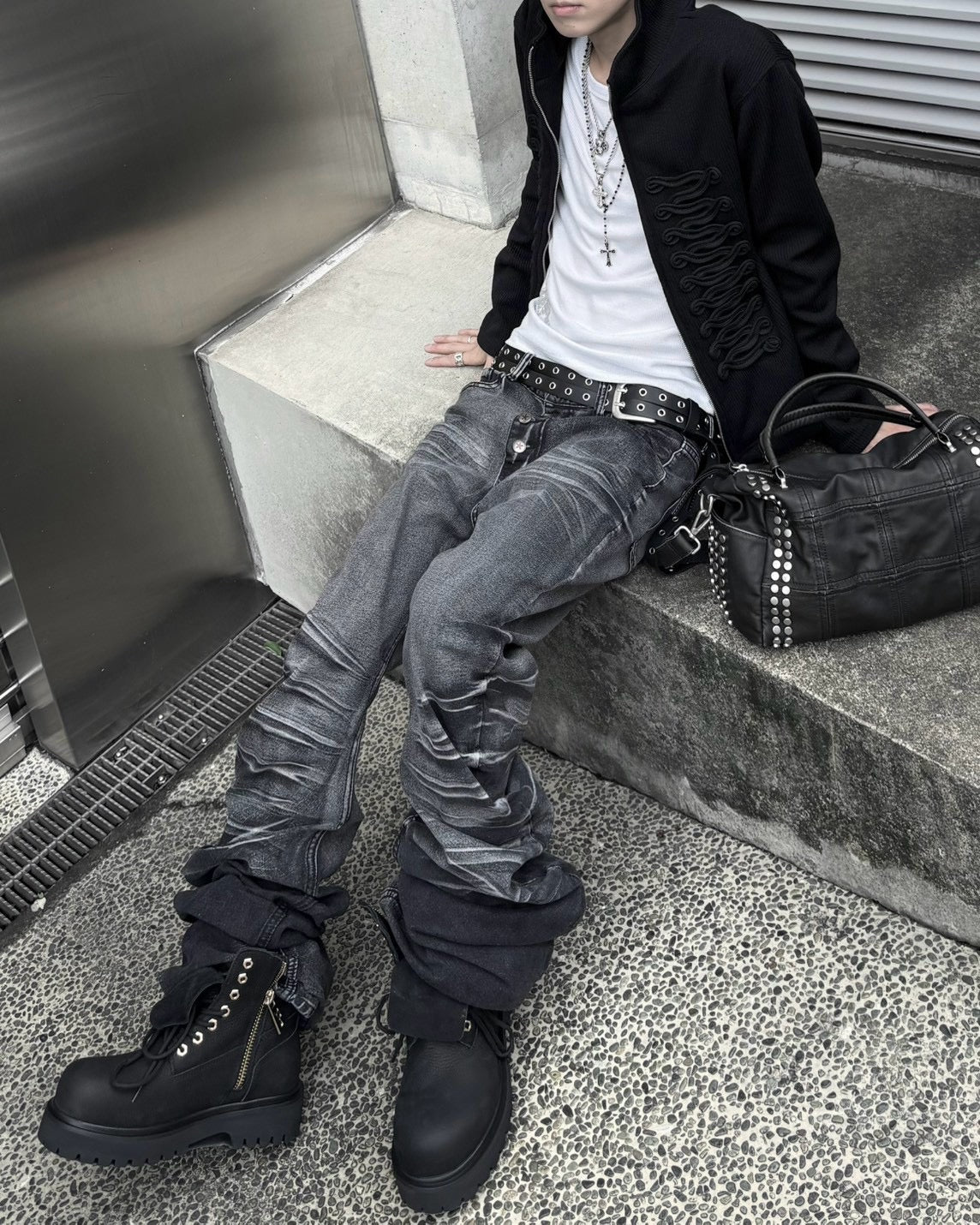 受注制【nmtc+】Lace Up Work Boots