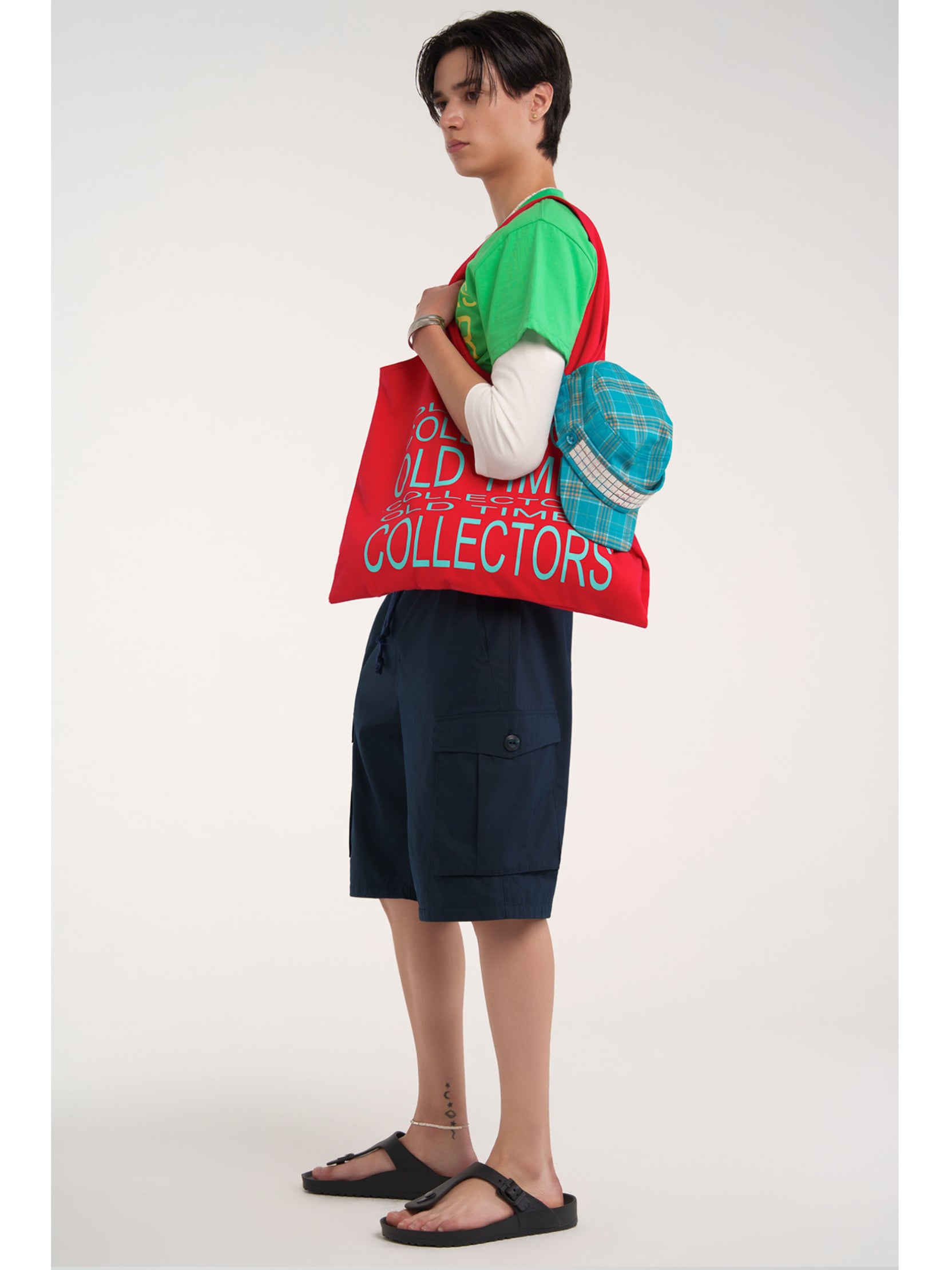 【ESC STUDIO】Big old timer market bag