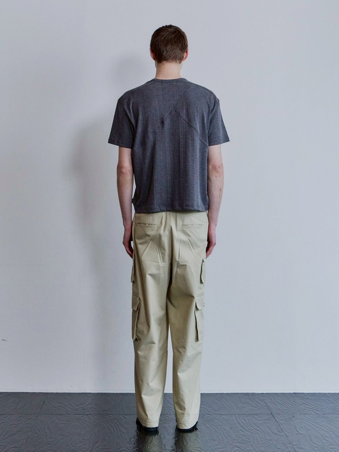 【Waviness】Rib Textured T-shirts