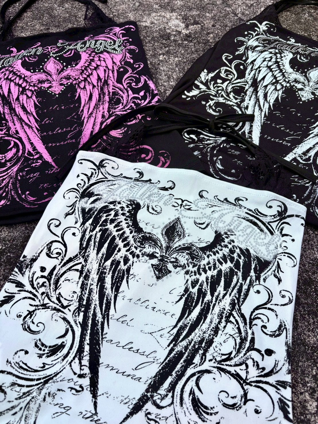 7/11 20:00発売 国際配送【BABY09】Gothic layered camisole (3color)