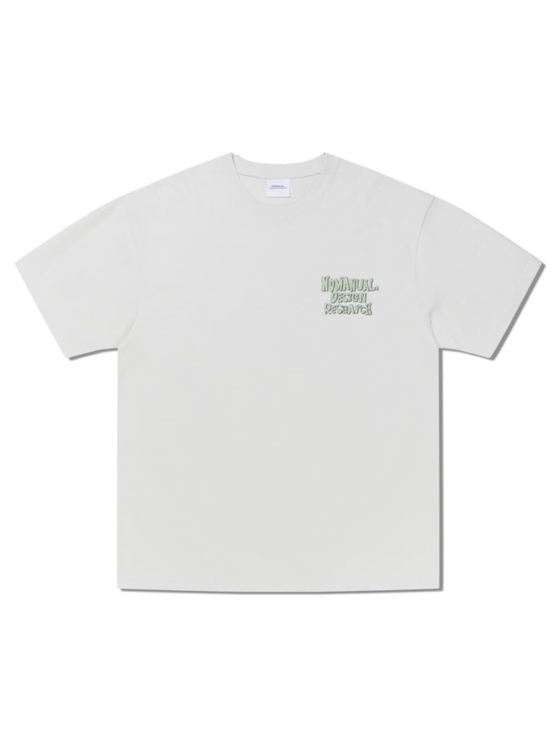 【NOMANUAL】DOODLE LOGO T-SHIRT