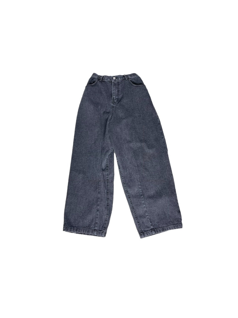 受注制【Chikashitsu +】super wide denim pants (4color)
