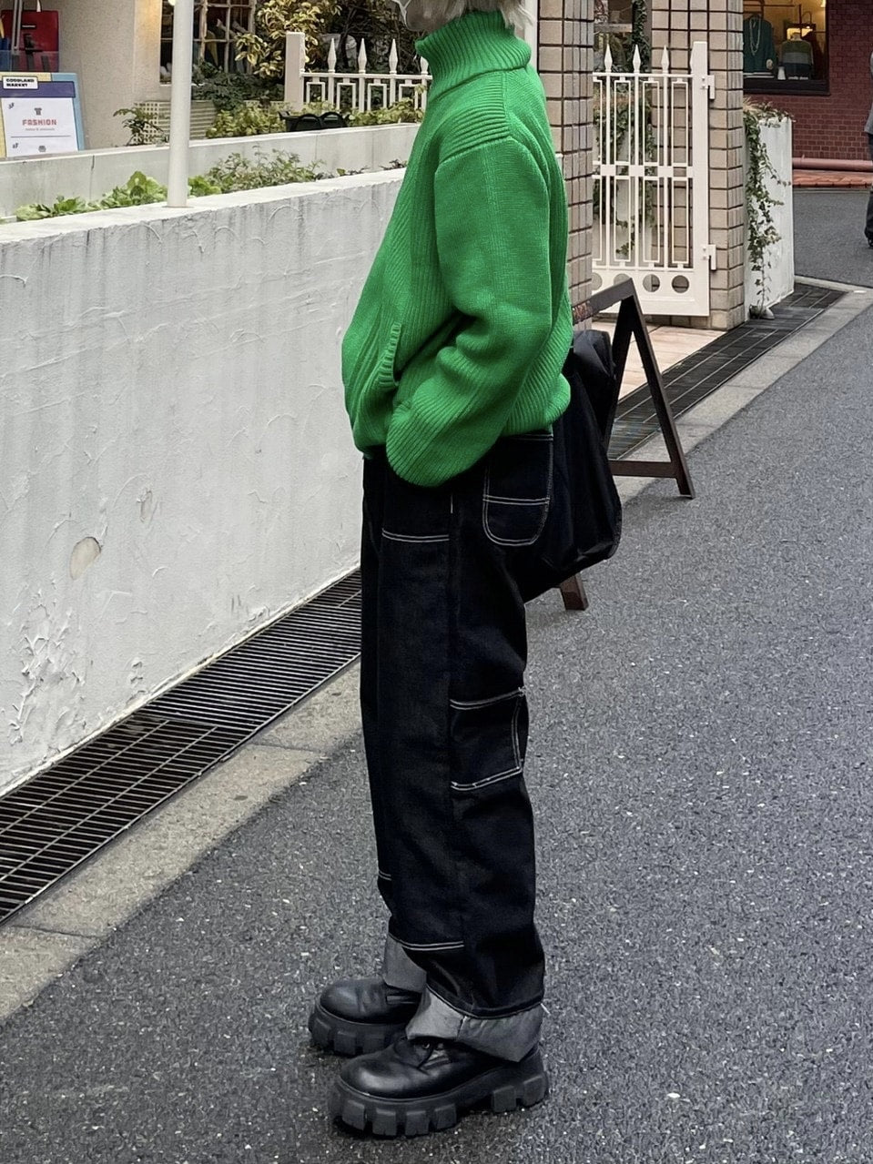 受注制【Chikashitsu +】stitch painter pants