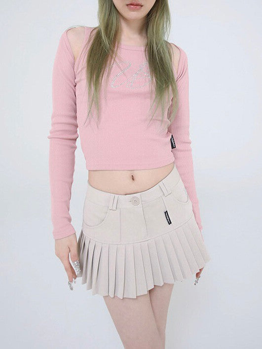 【Ugly shadow】DAILY CROP CARDIGAN