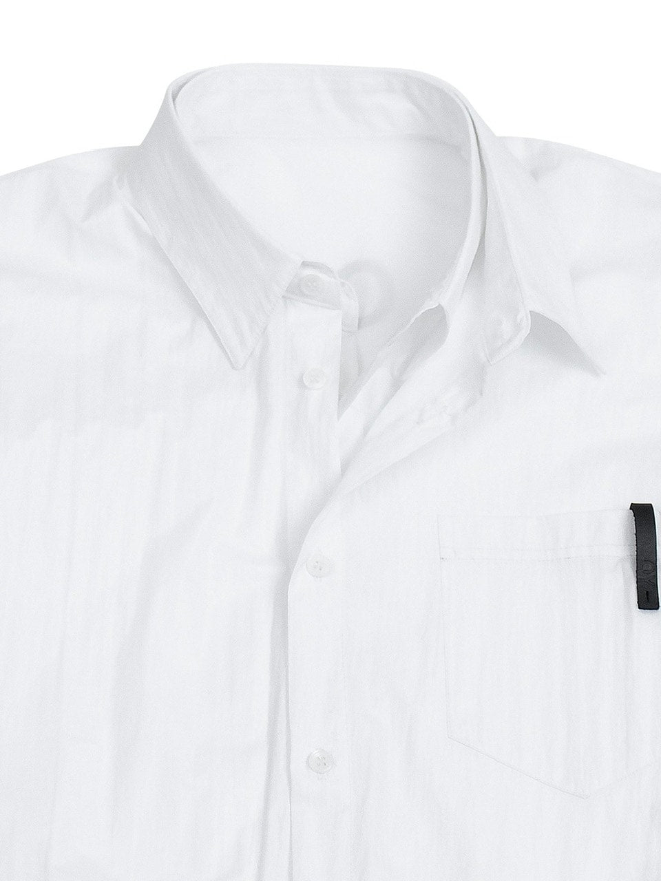 【OY】LAYERED PANEL LOGO SHIRTS