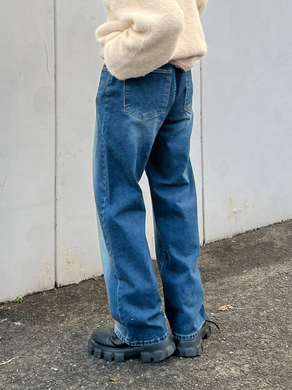 【Chikashitsu +】vintage wash denim pants (2color) / 【チカシツプラス】ヴィンテージウォッシュデニムパンツ