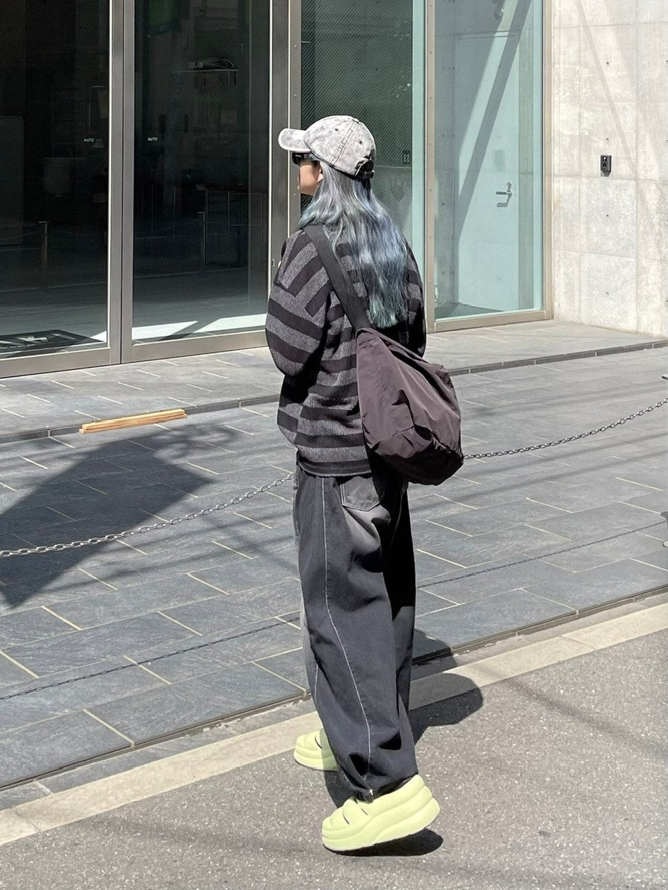 受注制【Chikashitsu +】snap button stitch denim pants / 【チカシツプラス】スナップボタンスティッチデニムパンツ