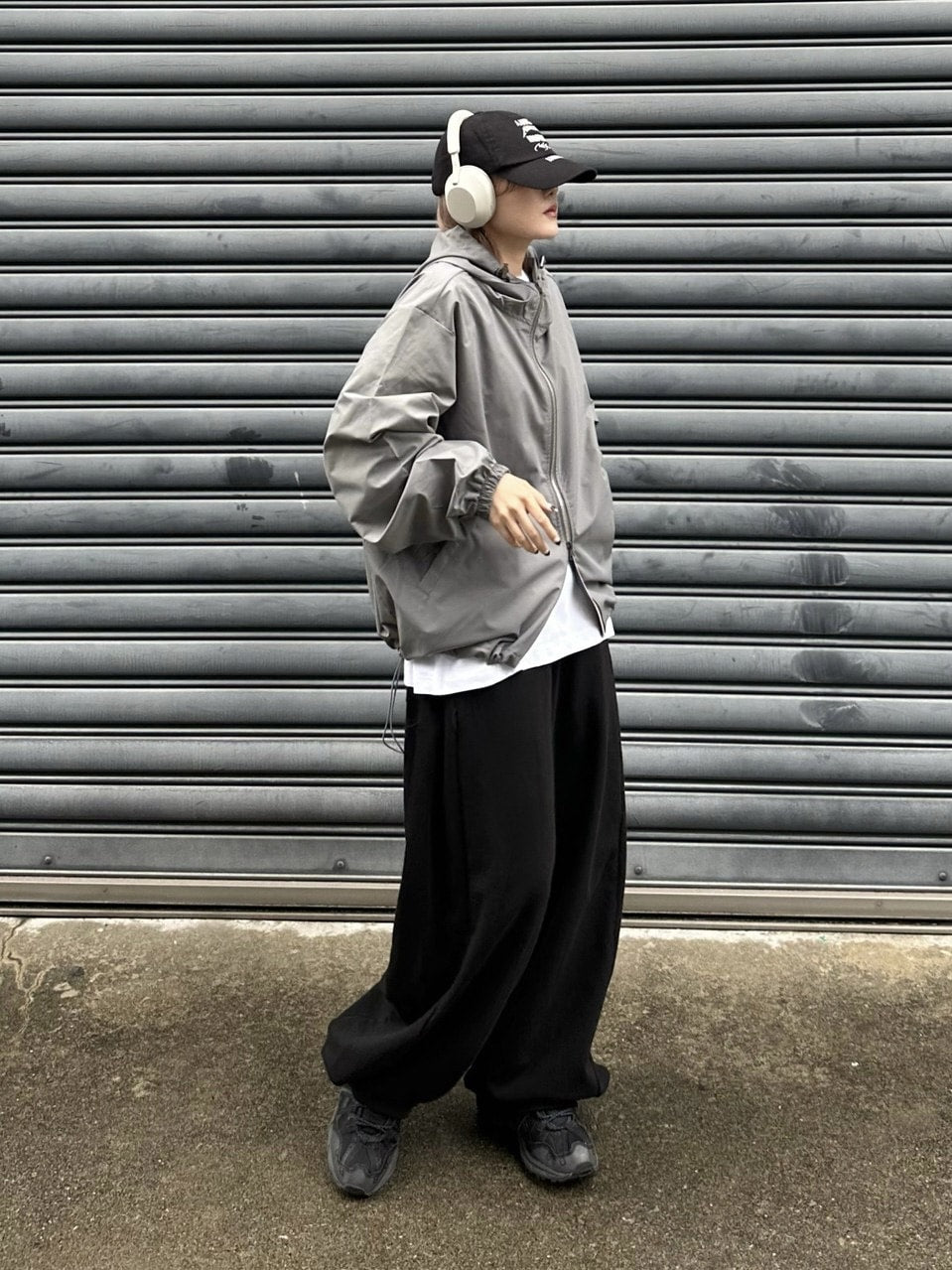 受注制【Chikashitsu +】unisex cropped hooded blouson (3color) / 【チカシツプラス】ユニセックスクロップドフード長袖ブルゾン